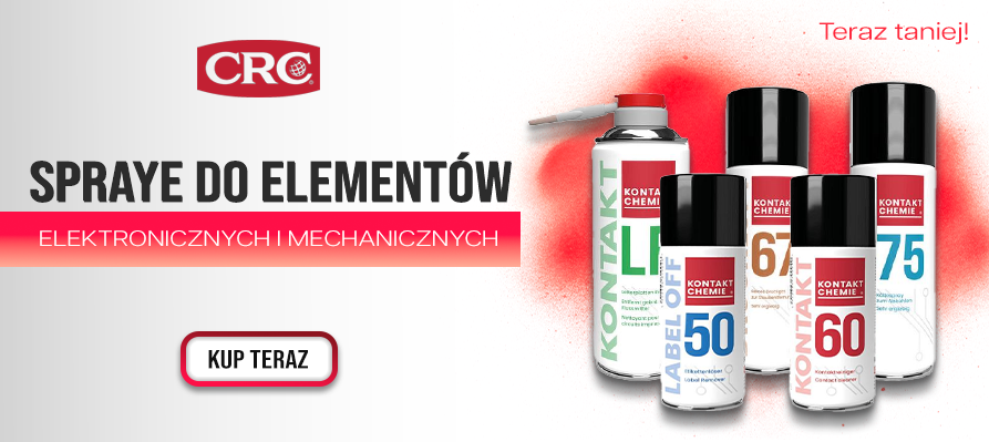 Spraye do elementów elektronicznych i mechanicznych
